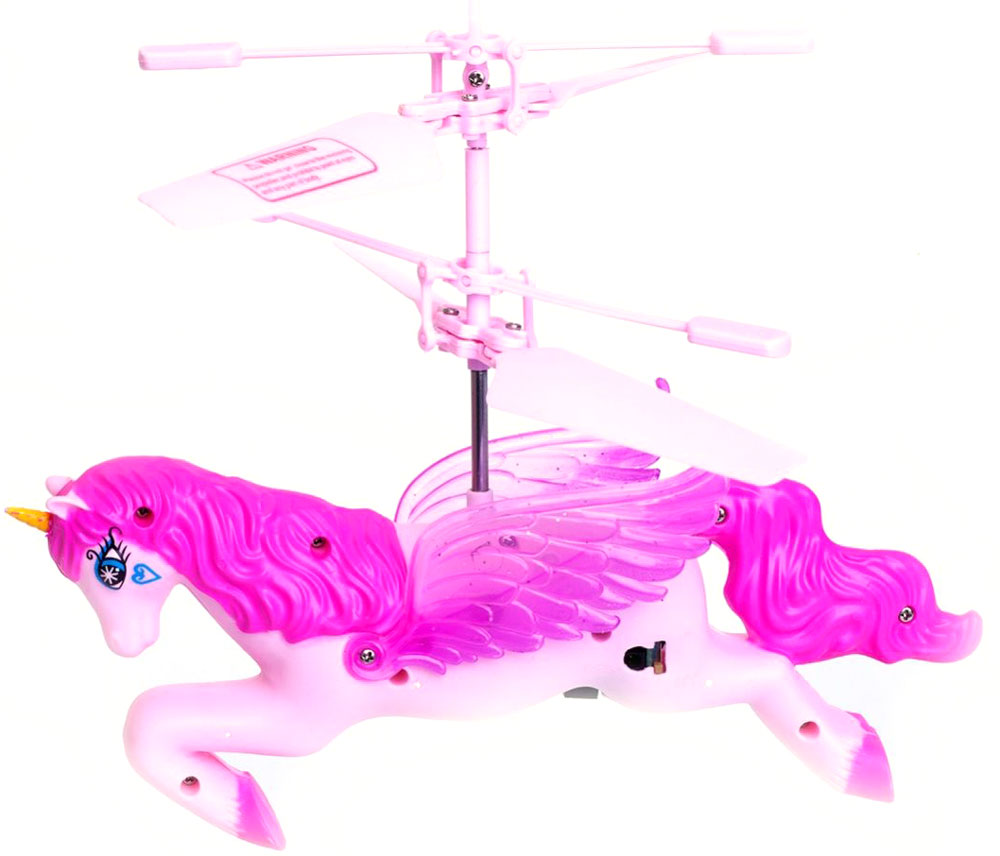 Bradex Робот на радиоуправлении Летающий единорог Арагорн цвет розовый