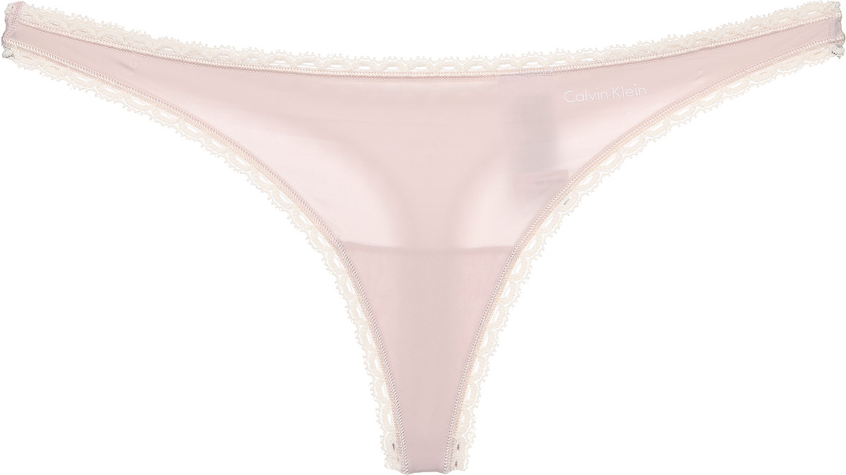 Трусы-стринги женские Calvin Klein Underwear, цвет: розовый. F2910E_SHB. Размер S (42)