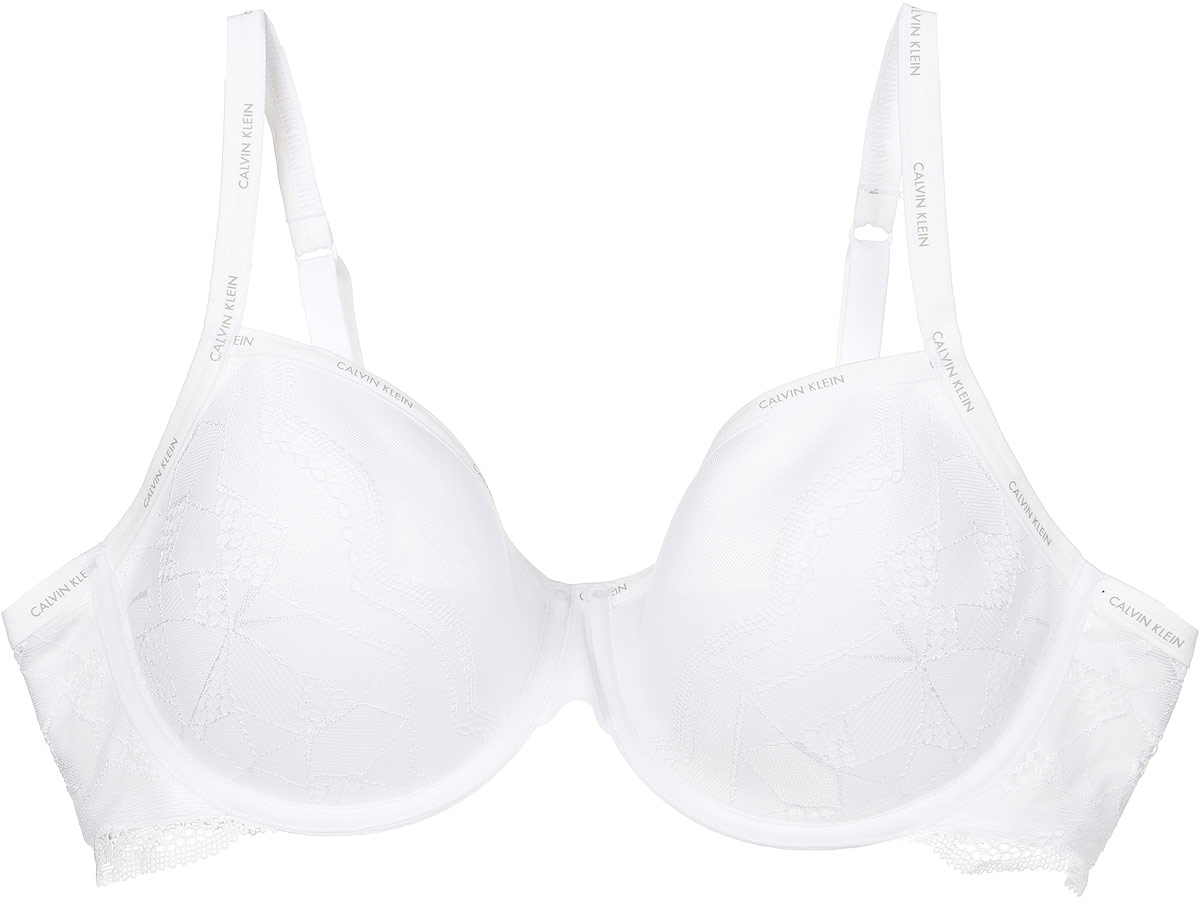 Бюстгальтер Calvin Klein Underwear, цвет: белый. QF4598E_100. Размер 36D (80D)