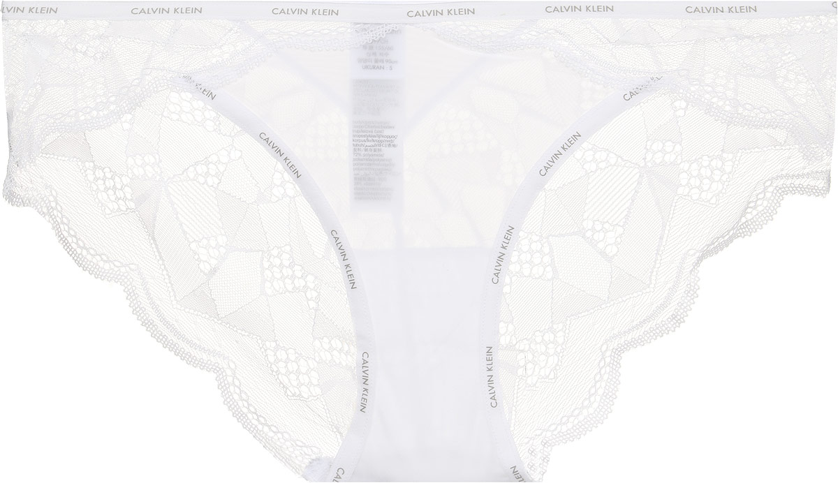 Трусы-слипы женские Calvin Klein Underwear, цвет: белый. QF4624E_100. Размер L (46)
