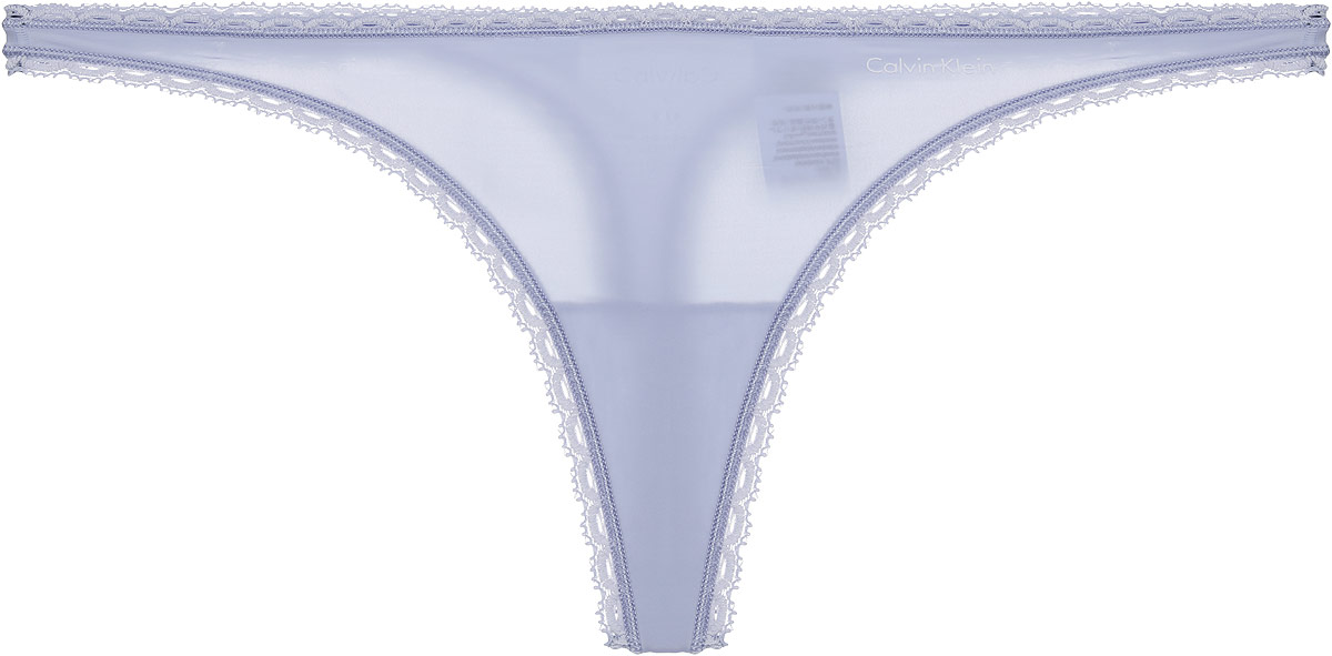 Трусы-стринги женские Calvin Klein Underwear, цвет: серо-голубой. F2910E_SBU. Размер L (46)