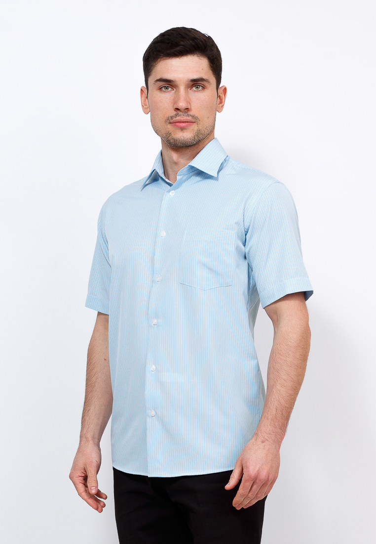 Рубашка мужская Casino, цвет: голубой. c211/0/994/Z. Размер 40 (48)