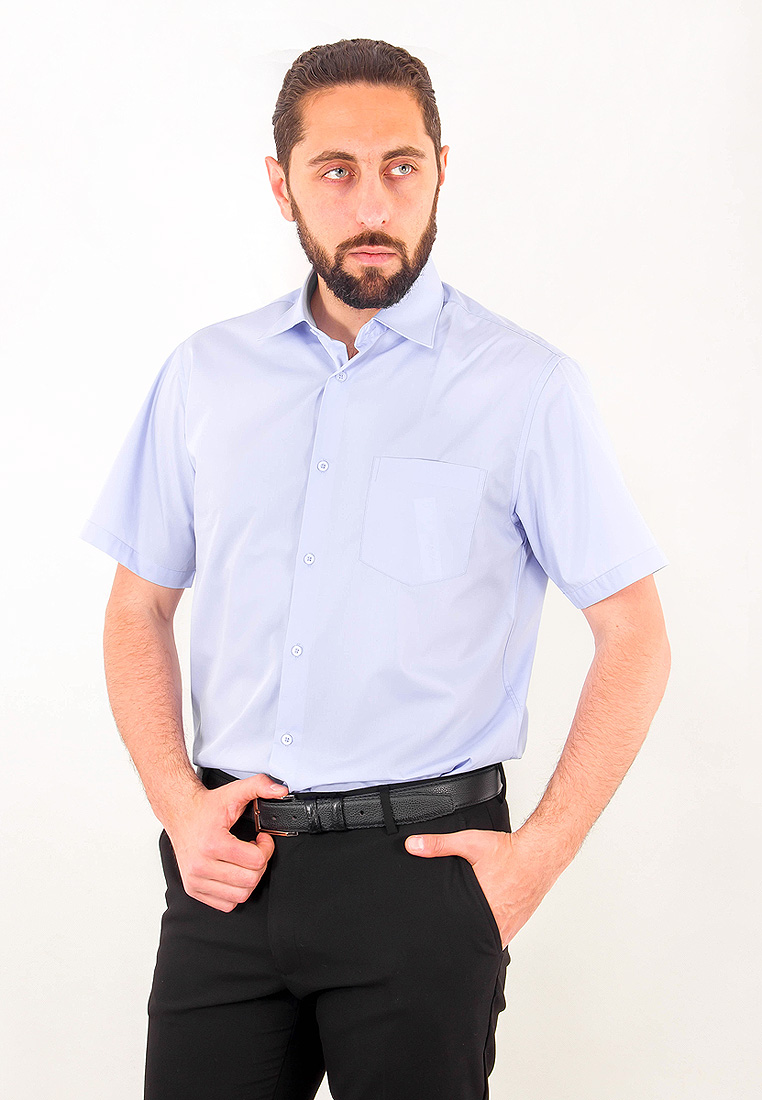 Рубашка мужская Casino, цвет: голубой. c220/0/6403. Размер 45 (58)