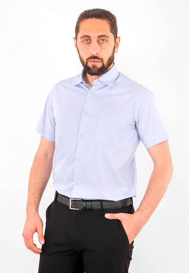 Рубашка мужская Casino, цвет: голубой. c220/0/6403/Z. Размер 44 (56)