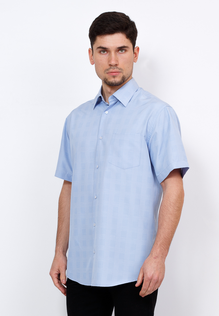 Рубашка мужская Casino, цвет: голубой. c225/0/109. Размер 41 (50)