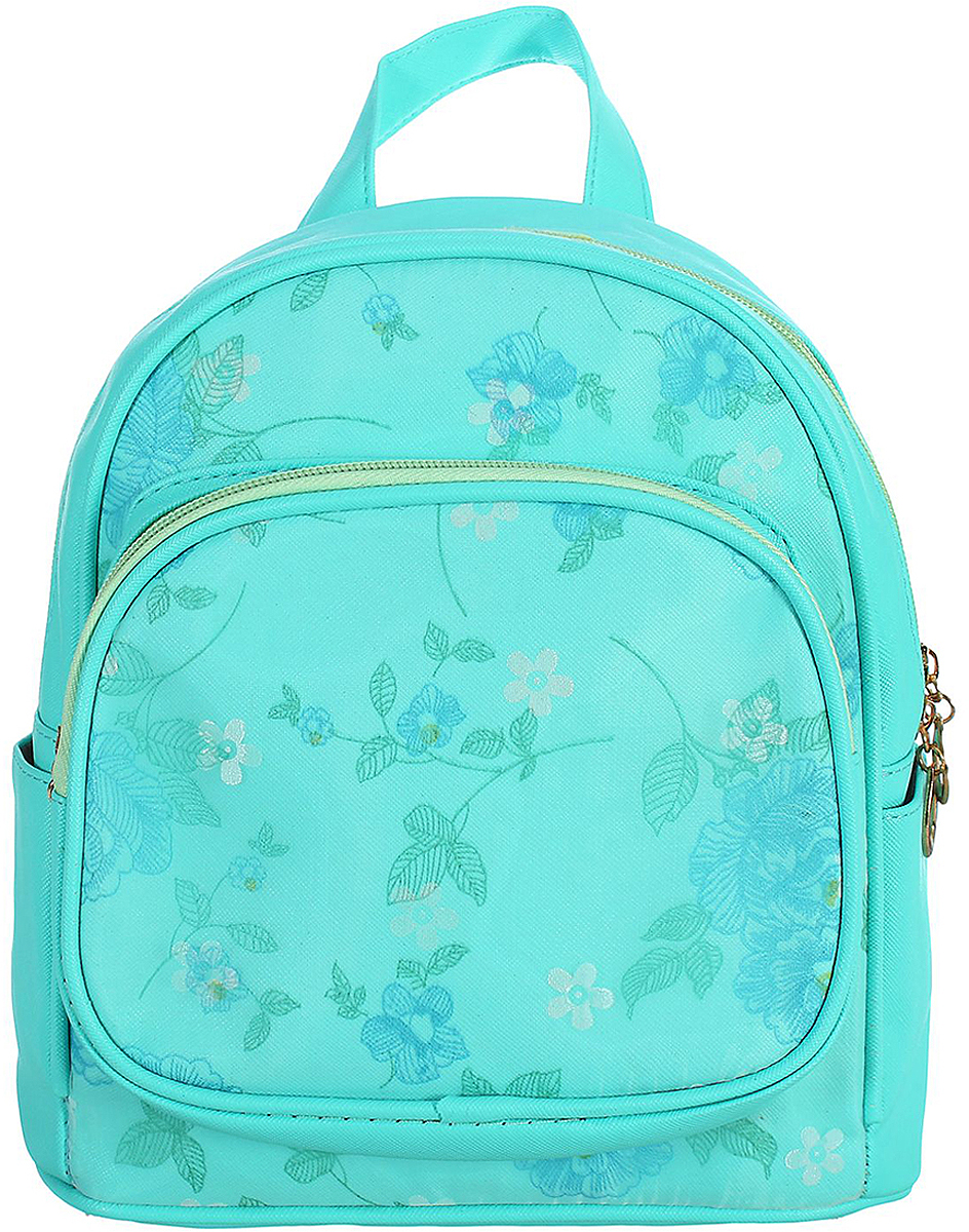 Рюкзак детский Цветы цвет голубой 1470169