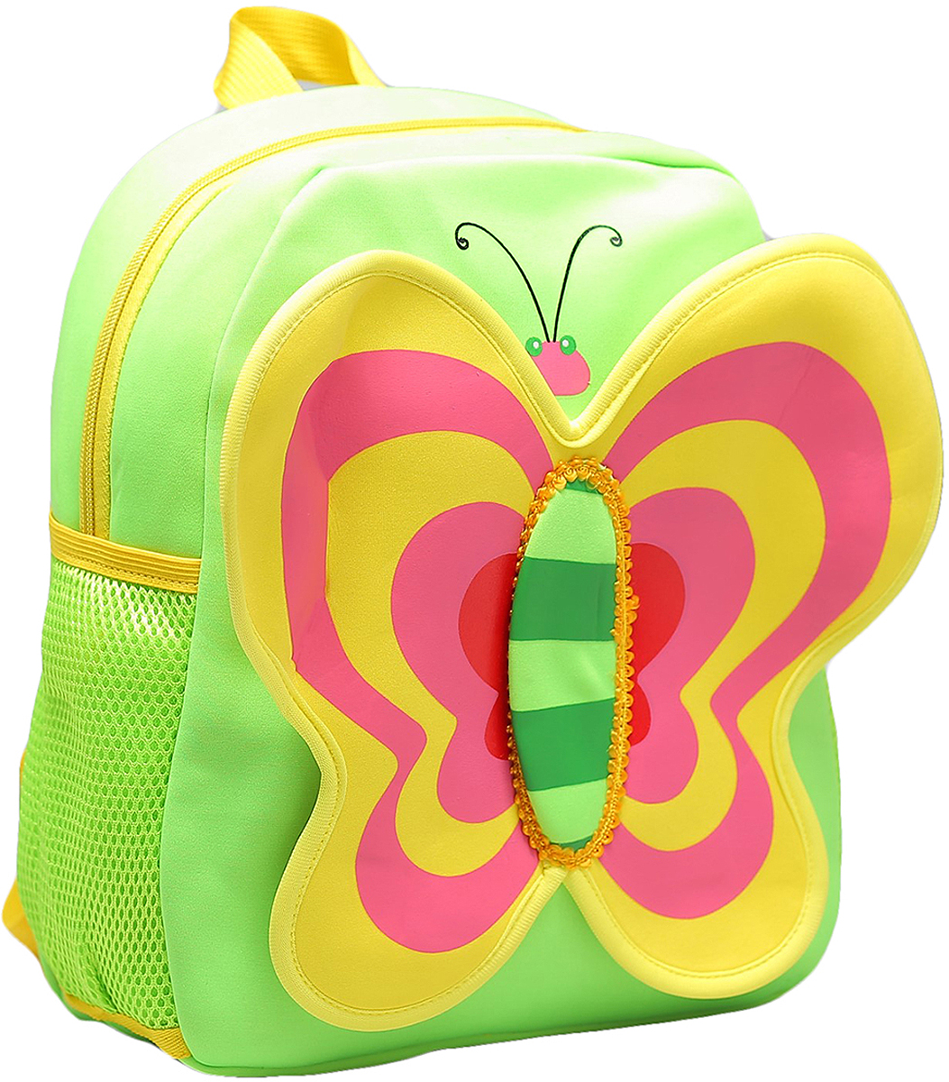 Рюкзак детский Бабочка цвет зеленый 1653877