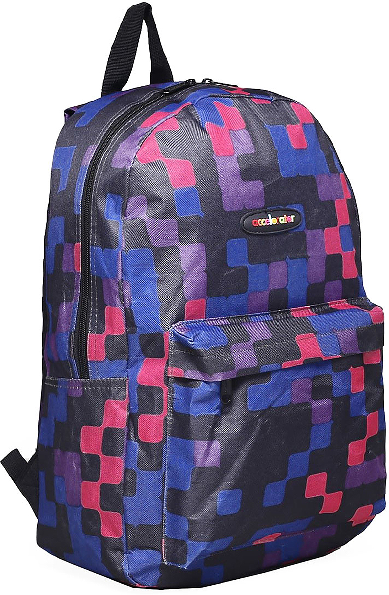 Рюкзак детский Квадраты цвет фиолетовый 1660984