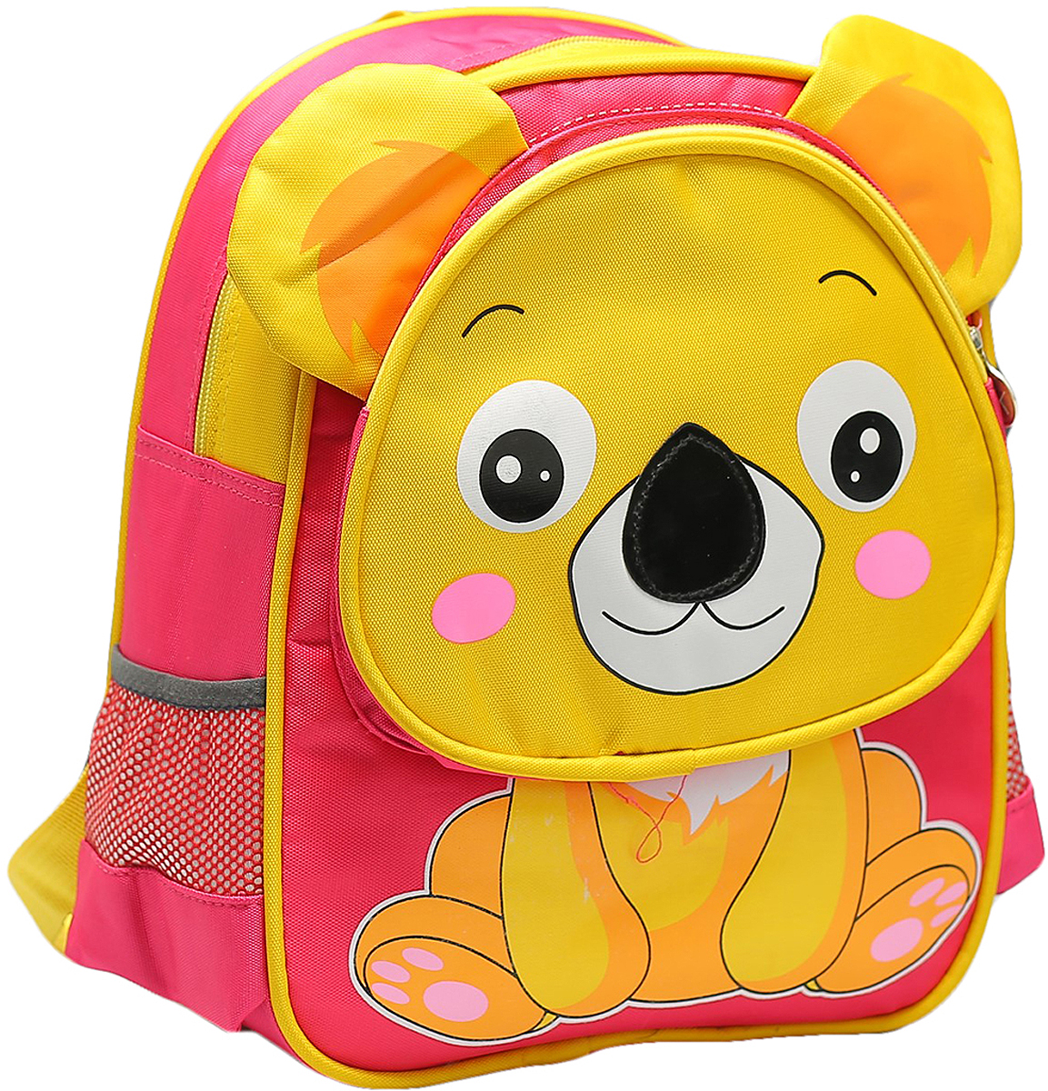 Рюкзак детский Мишка цвет розовый желтый 1661201