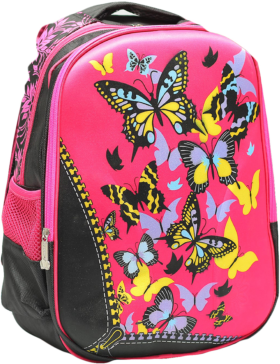 Рюкзак детский Бабочки цвет розовый 2820263
