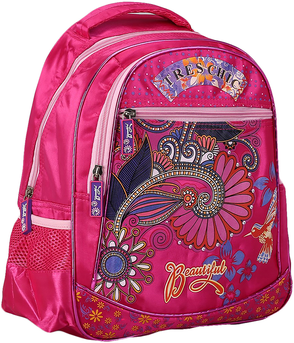 Рюкзак детский Цветы цвет розовый 2825958