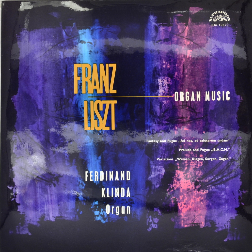Franz Liszt, Ferdinand Klinda. Organ Music (LP)