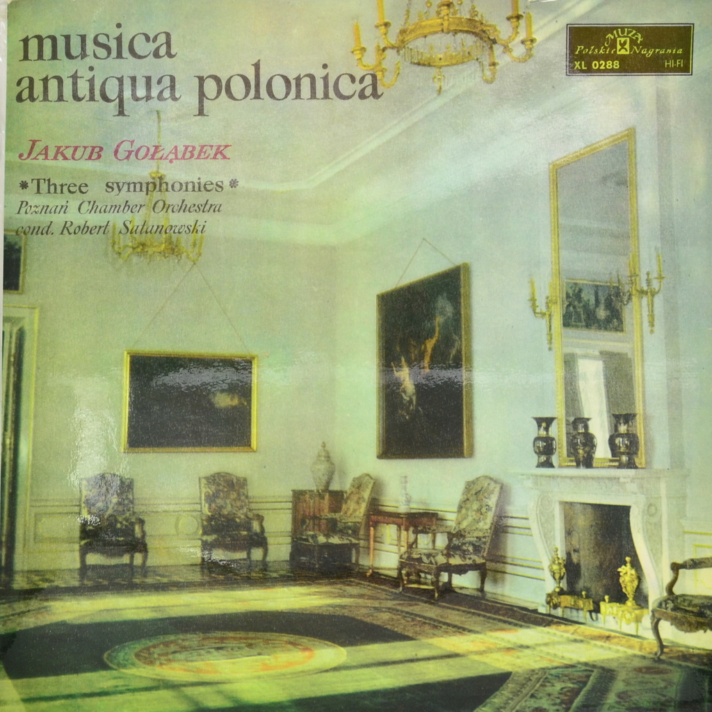 Jakub Golabek - Poznan Chamber Orchestra, Robert Satanowski. Three Symphonies (LP)
