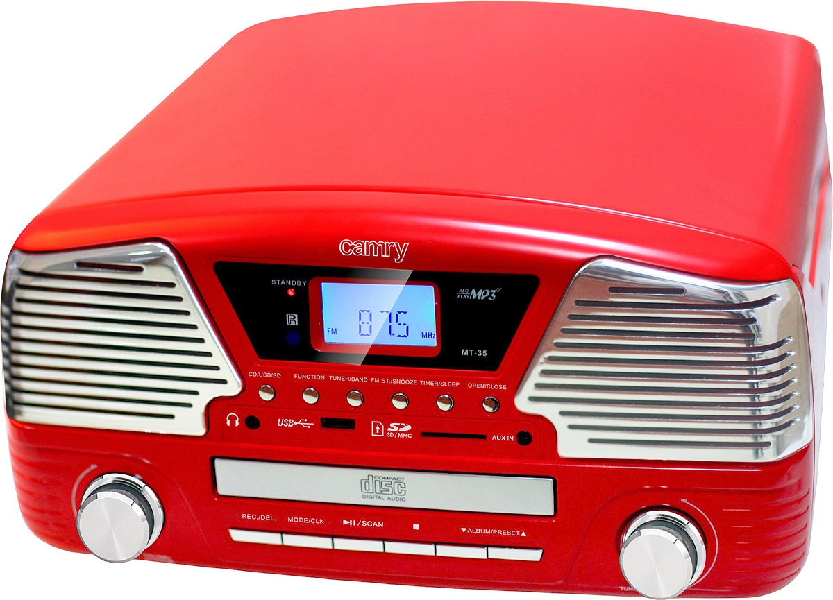 Camry CR1134, Red ретро радио-проигрыватель