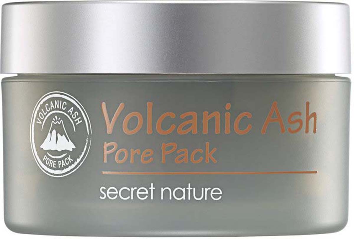 Secret Nature Volcanic Ash Pore Pack Очищающая маска для лица с вулканическим пеплом, 100 мл