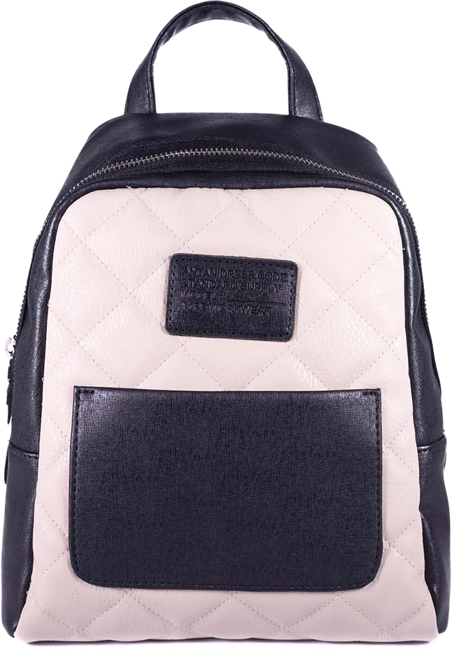 Рюкзак женский Antan, цвет: черно-бежевый. 943