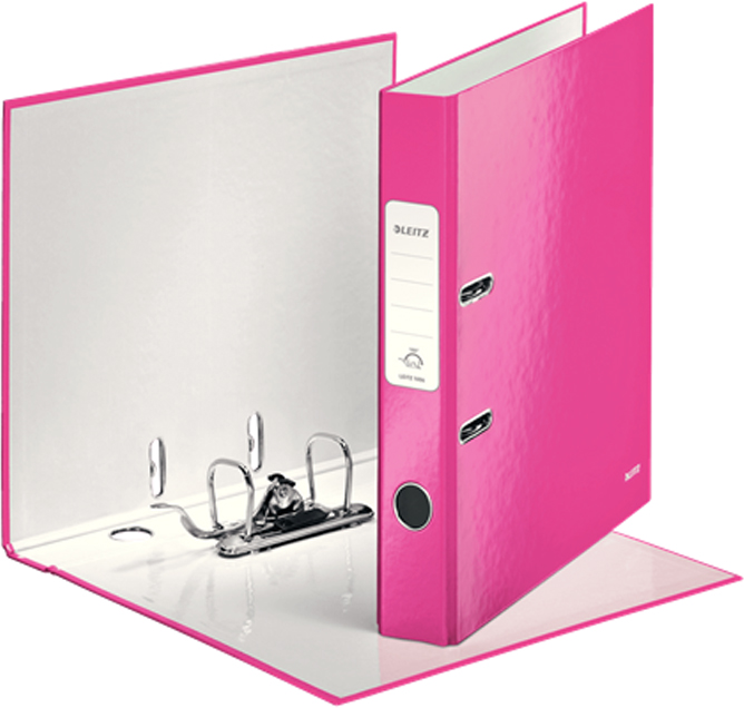 Leitz Папка-регистратор 180° WOW обложка 50 мм цвет розовый