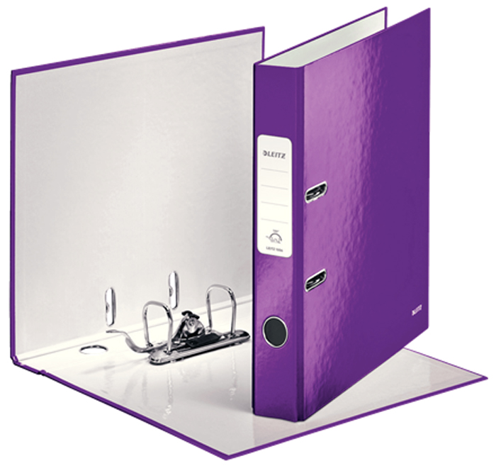 Leitz Папка-регистратор 180° WOW обложка 52 мм цвет фиолетовый