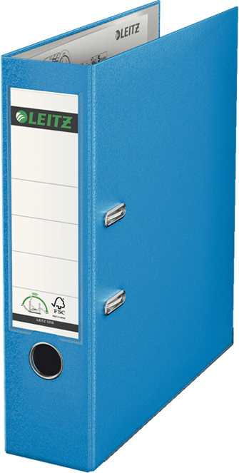 Leitz Папка-регистратор 180° обложка 80 мм цвет голубой