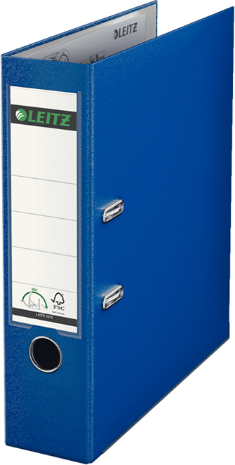 Leitz Папка-регистратор 180° обложка 80 мм цвет синий
