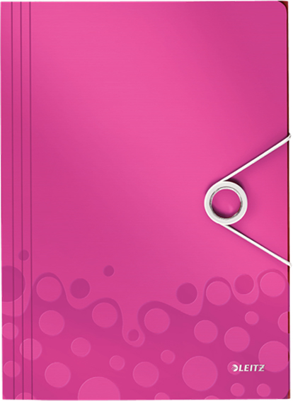Leitz Папка на резинке WOW цвет розовый