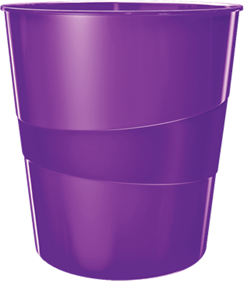 Leitz Корзина для бумаг WOW цвет фиолетовый