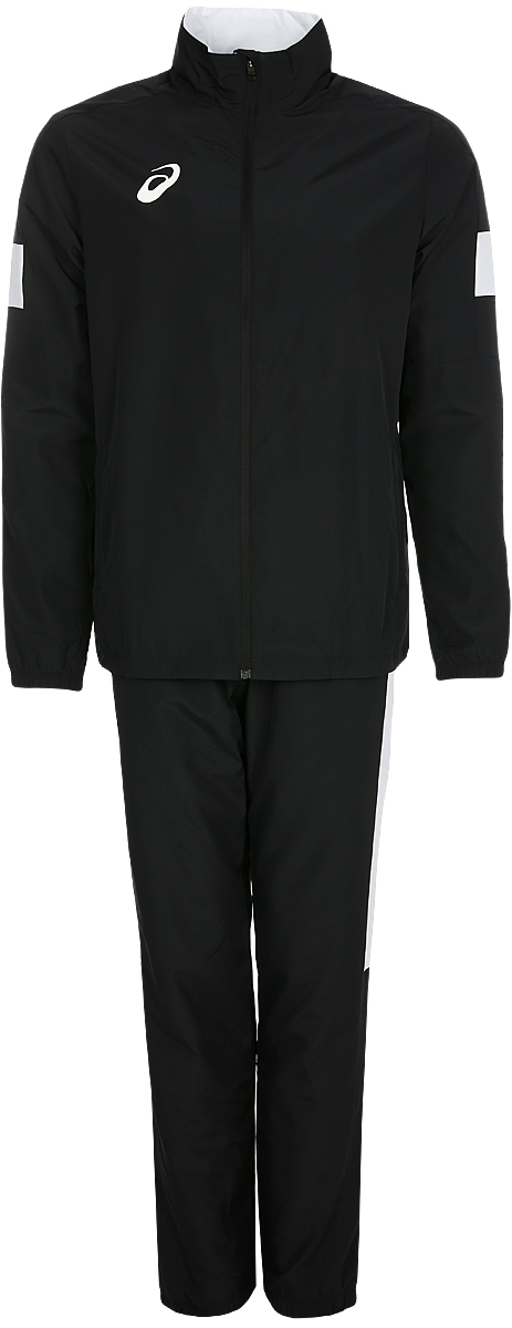Костюм спортивный мужской Asics Man Lined Suit: куртка, брюки, цвет: черный. 156853-0904. Размер L (50)