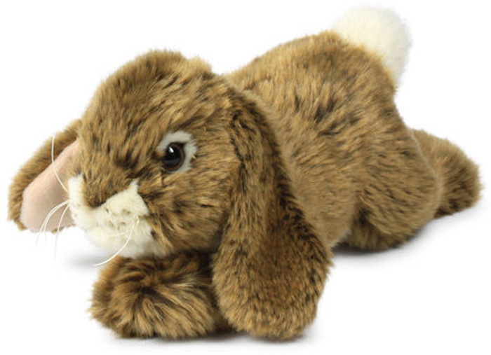 Anna Club Plush Мягкая игрушка Кролик лежит цвет коричневый