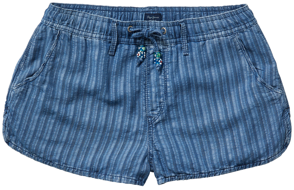 Шорты женские Pepe Jeans, цвет: синий. 097.PL800730..000. Размер 25 (40/42)