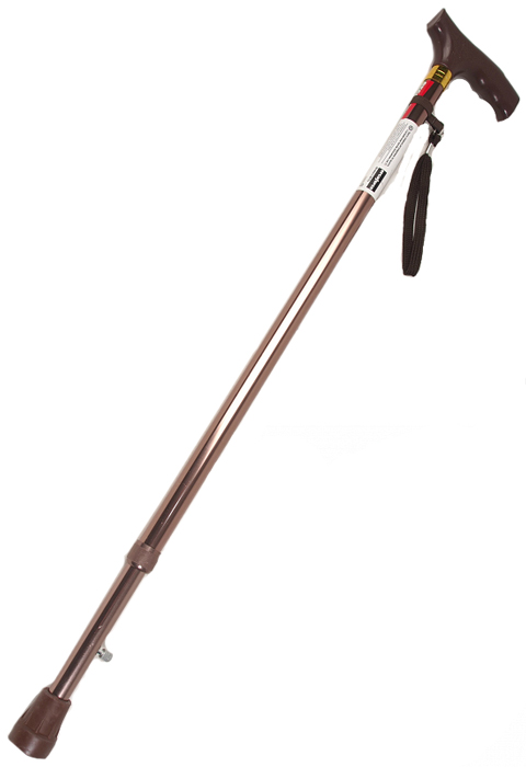Ergopower Трость с регулировкой длины Е 0612у, 74-96 см, цвет: бронза