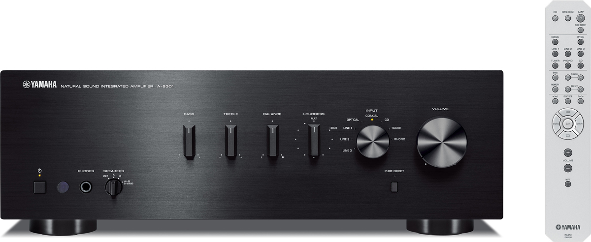 все цены на Yamaha A-S301, Black интегральный усилитель онлайн