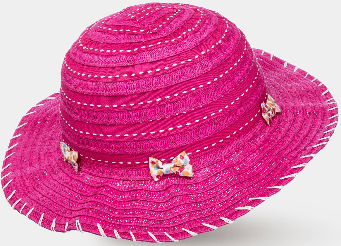 Шляпа для девочки Canoe Charms, цвет: розовый. 3474408. Размер 53
