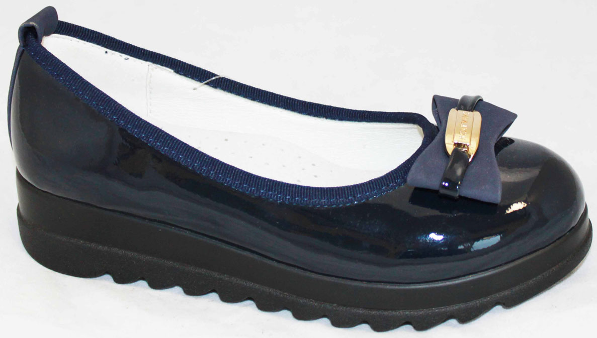Туфли для девочки Leopard Kids, цвет: синий. BA14168-1T(XHX14168-1T) Т. Размер 33