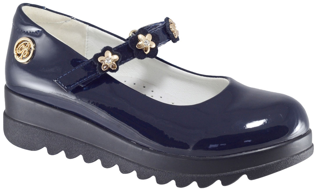 Туфли для девочки Leopard Kids, цвет: синий. BB14168-16T. Размер 29