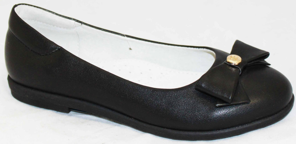 Туфли для девочки Leopard Kids, цвет: черный. RL16F-4780-7(RL16Y-4780-7). Размер 32