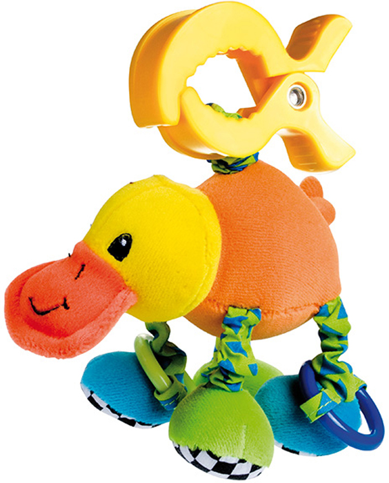 Canpol Babies Игрушка подвесная мягкая с вибрацией Утконос