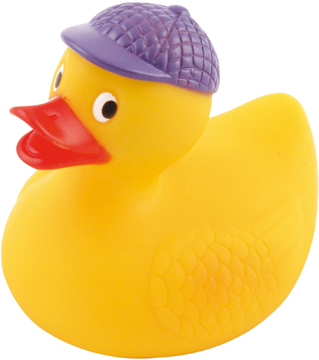 Canpol Babies Игрушка для ванны Утка в фиолетовой шляпе
