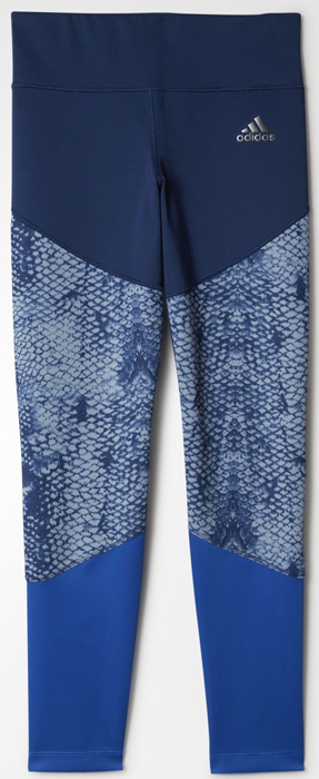 Леггинсы для девочки Adidas Yg Tf Tight, цвет: синий. BK2930. Размер 140