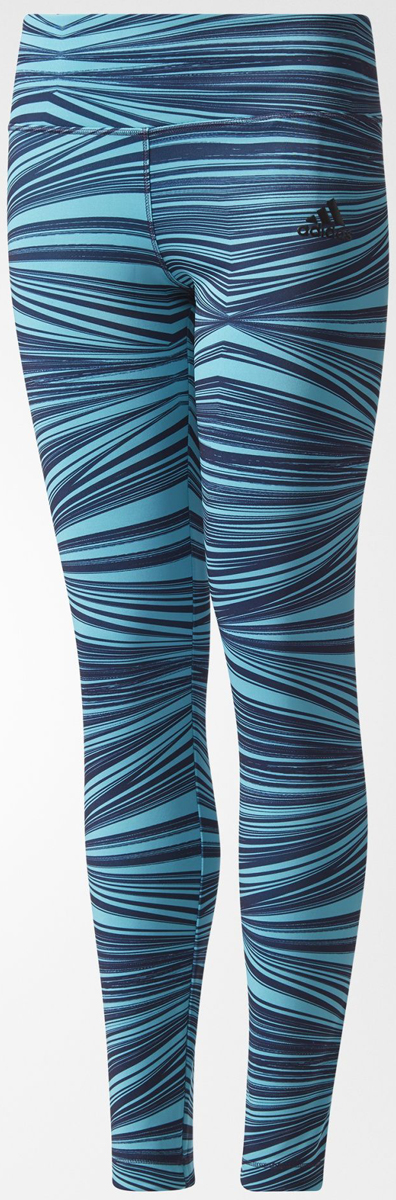 Леггинсы для девочки Adidas Yg Tr Pr Tight, цвет: синий. CD8934. Размер 128