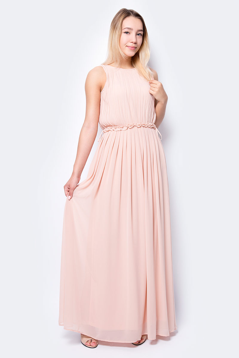 Платье Sela, цвет: телесно-розовый. Dsl-117/244-8214. Размер 46