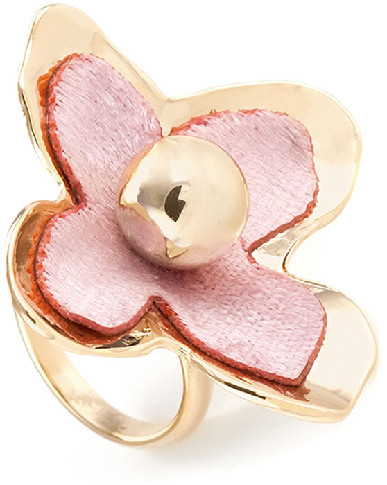 Кольцо Selena Audrey, цвет: золотистый, розовый. 60028830