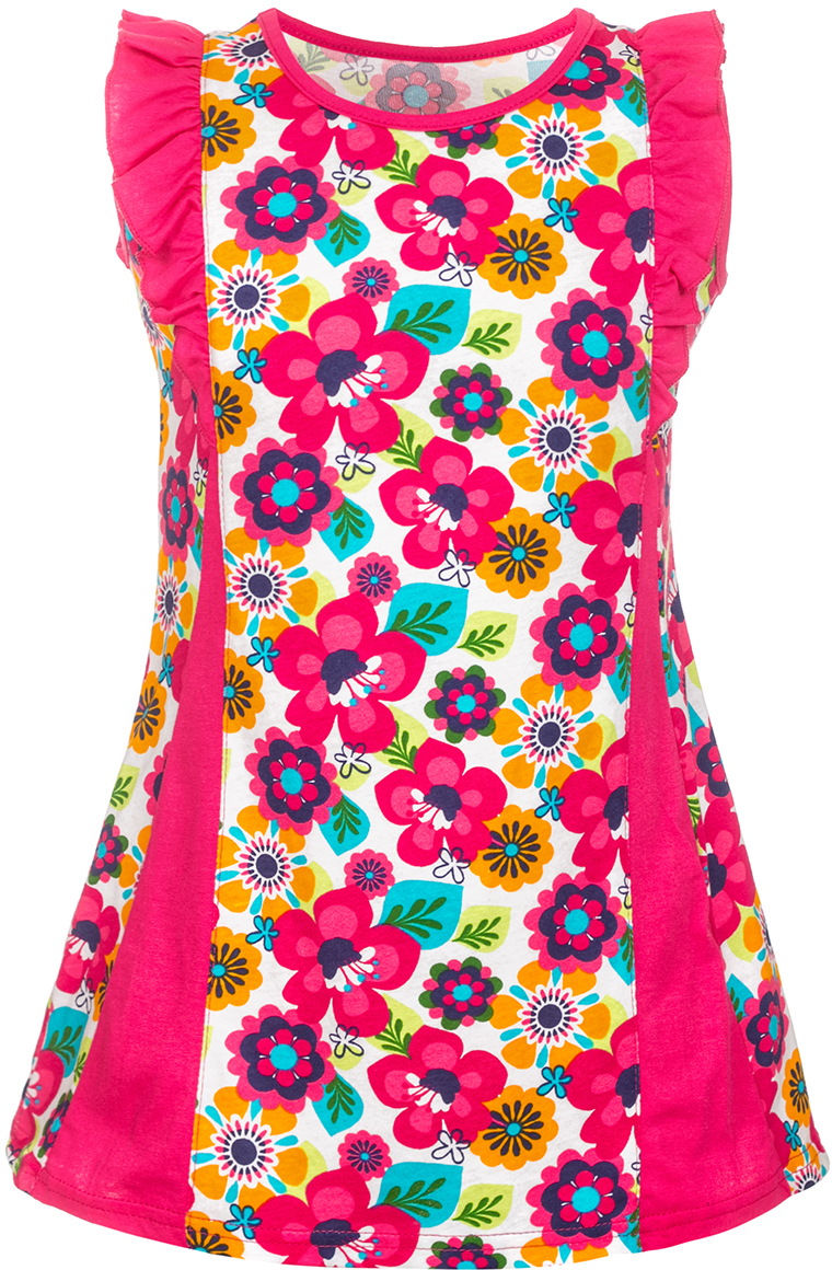 Платье для девочки M&D, цвет: малиновый. ПЛ728_6. Размер 110/116