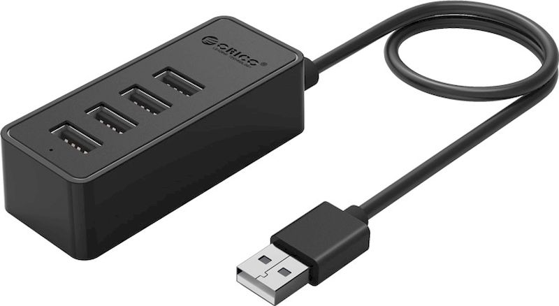 Orico W5P-U2, Black USB-концентратор