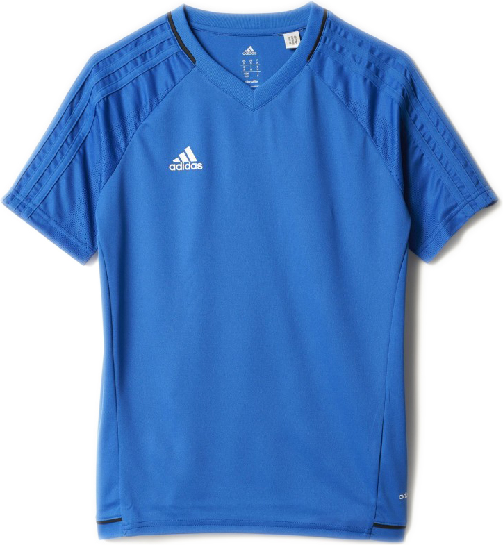 Футболка для мальчика Adidas Tiro17 Trg Jsyy, цвет: синий. BP8562. Размер 128