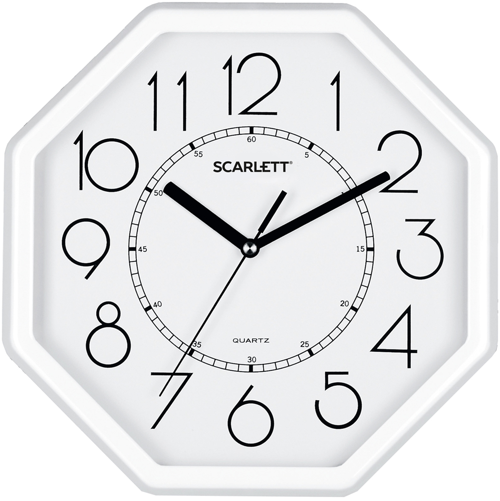 Scarlett SC-16D, White часы настенные
