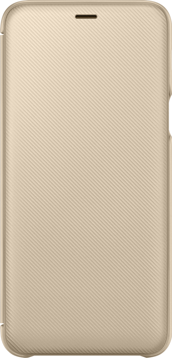 Samsung Wallet Cover чехол для Samsung Galaxy A6+ (2018), Gold