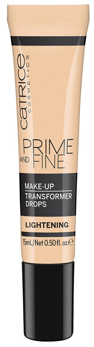 Catrice Корректор цвета тональной основы Prime And Fine Make Up Transformer Drops Lightening, цвет: светлый