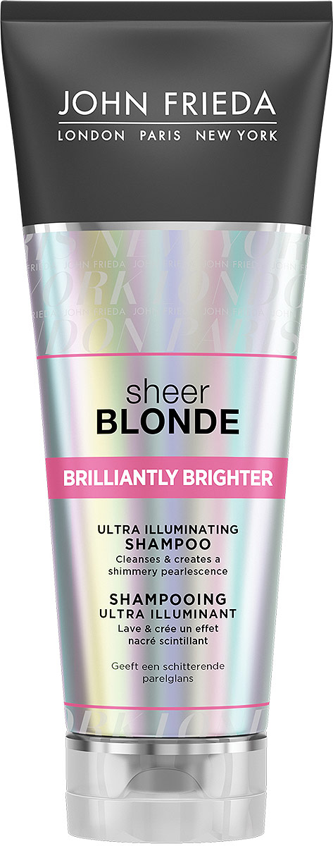 John Frieda Sheer Blonde Brilliantly Brighter Шампунь для придания блеска светлым волосам, 250 мл