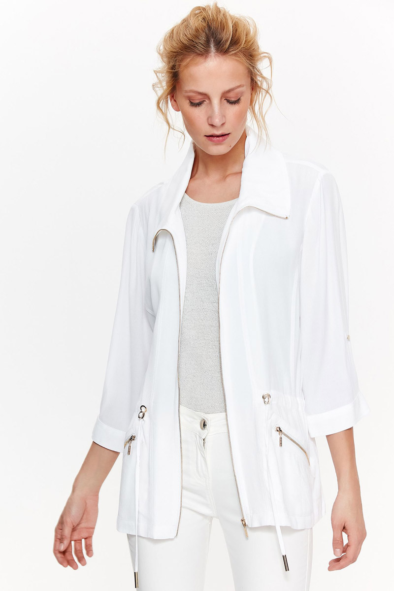 Куртка женская Top Secret, цвет: белый. SKU0874BI. Размер 42 (50)