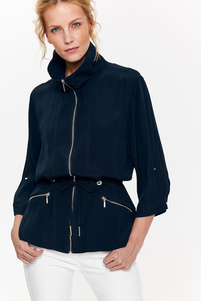 Куртка женская Top Secret, цвет: темно-синий. SKU0874GR. Размер 36 (44)